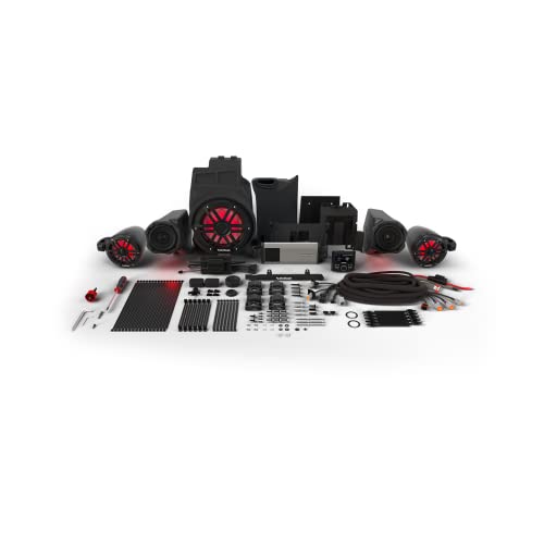 Rockford Fosgate RZR19PXP-STG4 Audio Kit: PMX-2 Receiver, 1500-Watt Amp, Front Speakers, M1 Color Optix Multicolor Lighted 10 Rockford Fosgate RZR19PXP-STG4 Audio Kit: PMX-2 Receiver, 1500-Watt Amp, Front Speakers, M1 Color Optix Multicolor Lighted 10